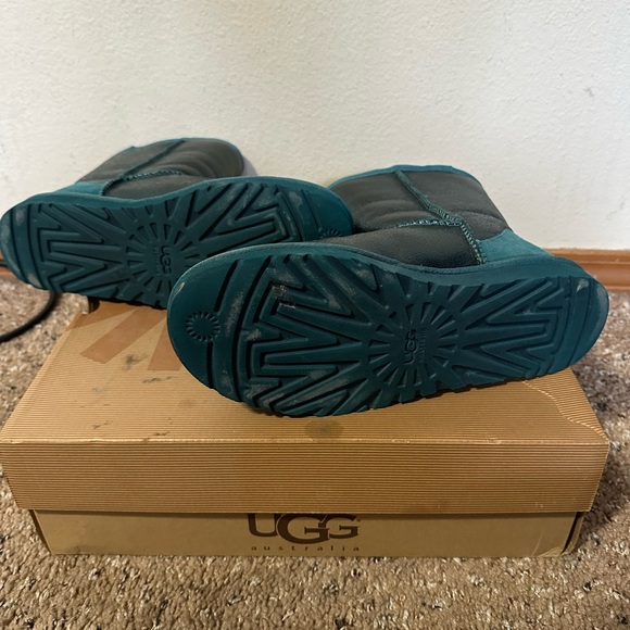 Classic UGG Short Metallic Green Boot - Picture 5 of 7